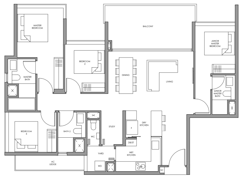Fourth Avenue Residences - 4 beds