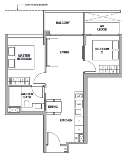 Royalgreen - 2 beds+1