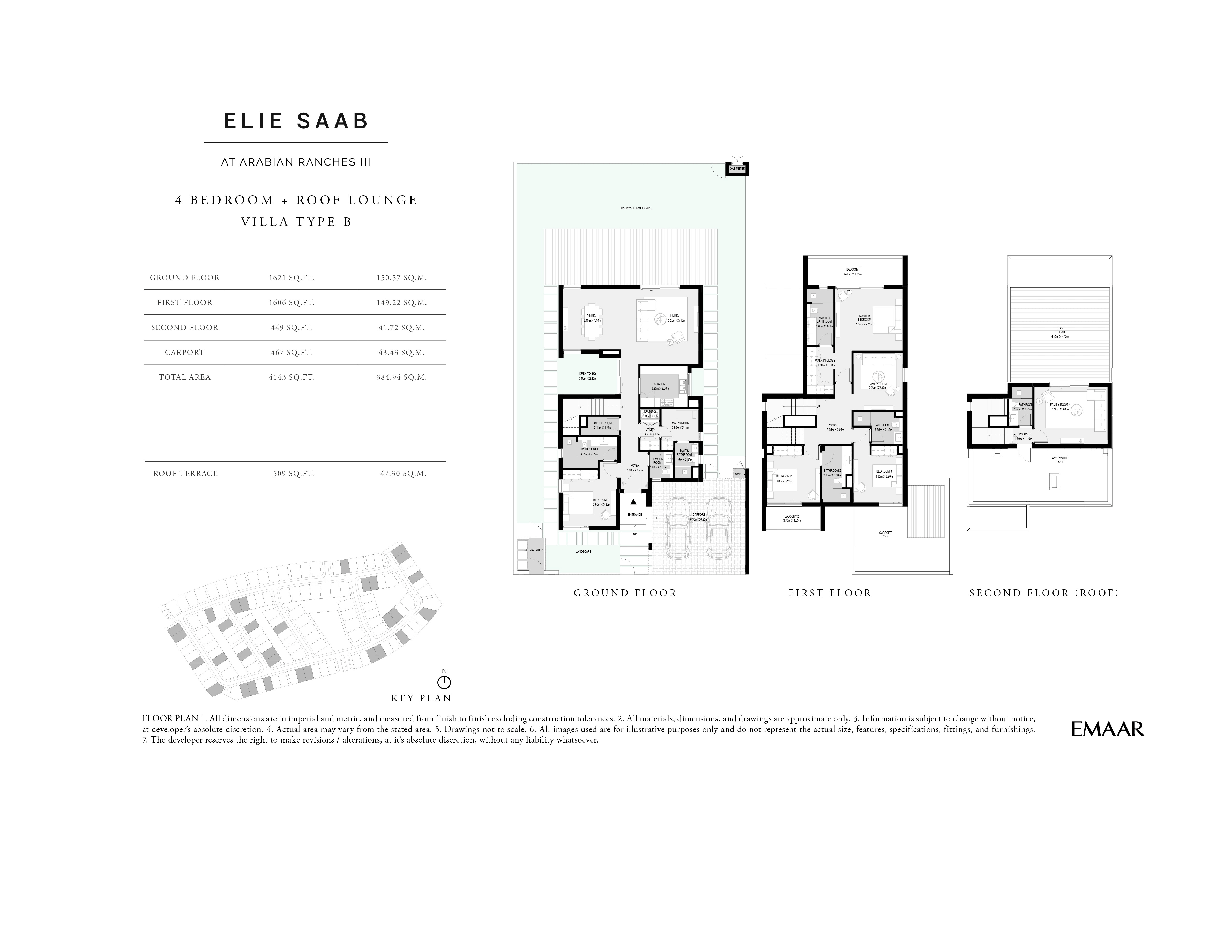 ELIE SAAB - 4-bedroom+roof lounge Villa type 2