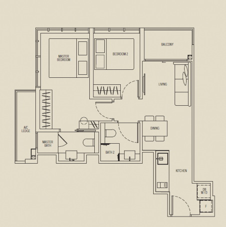 HILL HOUSE - 2-BEDROOM