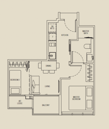 HILL HOUSE - 1+1-BEDROOM