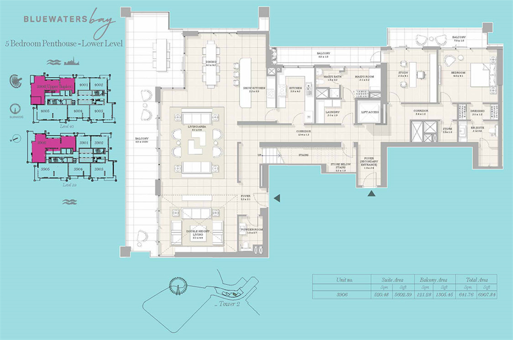 Meraas Bluewaters Bay - 5-BEDROOM