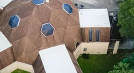 A dome house appears in Miami
