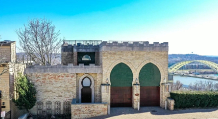 2 million dollar hilltop mansion with fancy details is up for sale