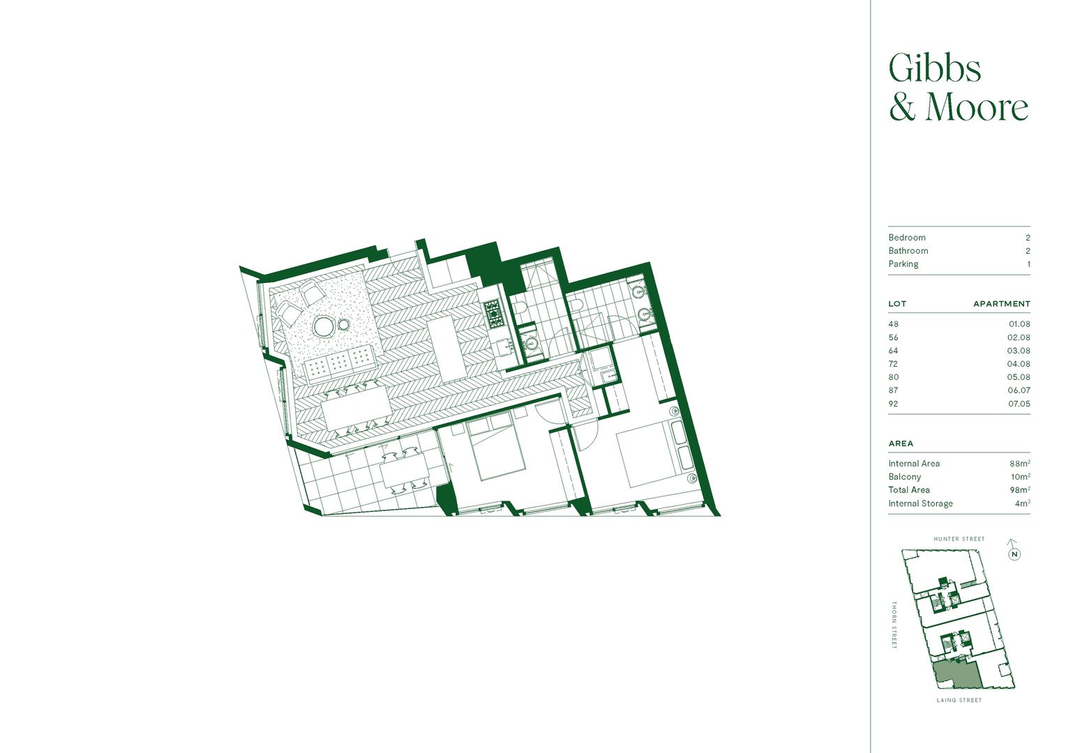 East End - 2-BEDROOMS