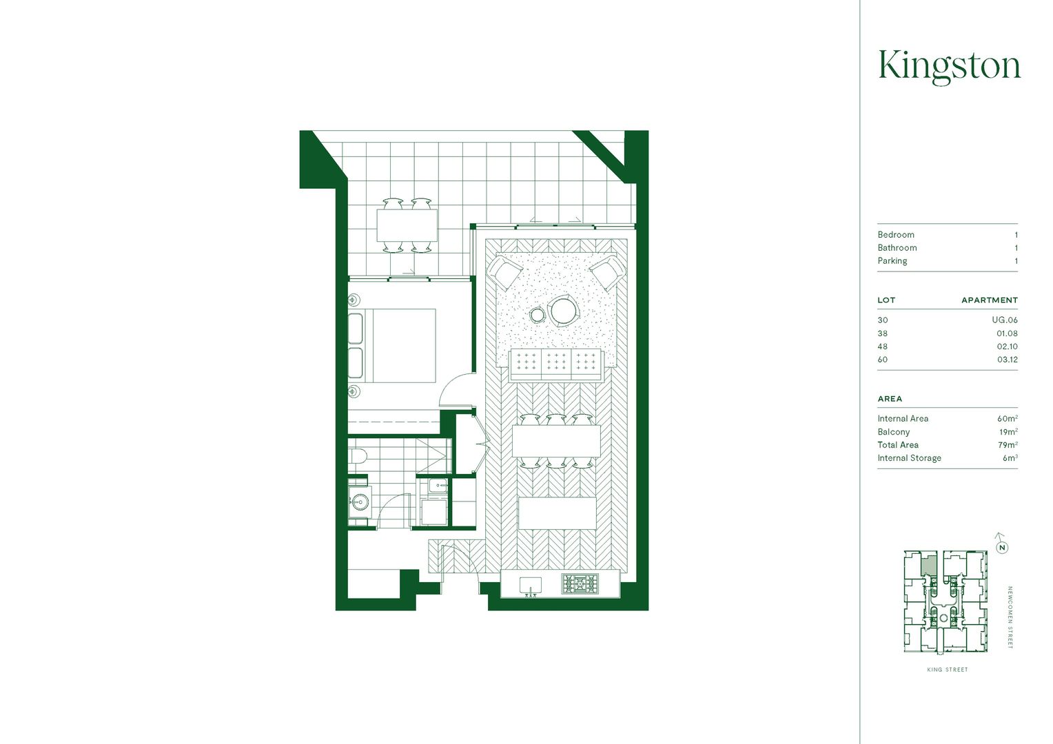 East End - 1-BEDROOM