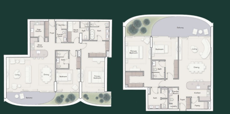 OCEAN HOUSE - 2-BEDROOMS